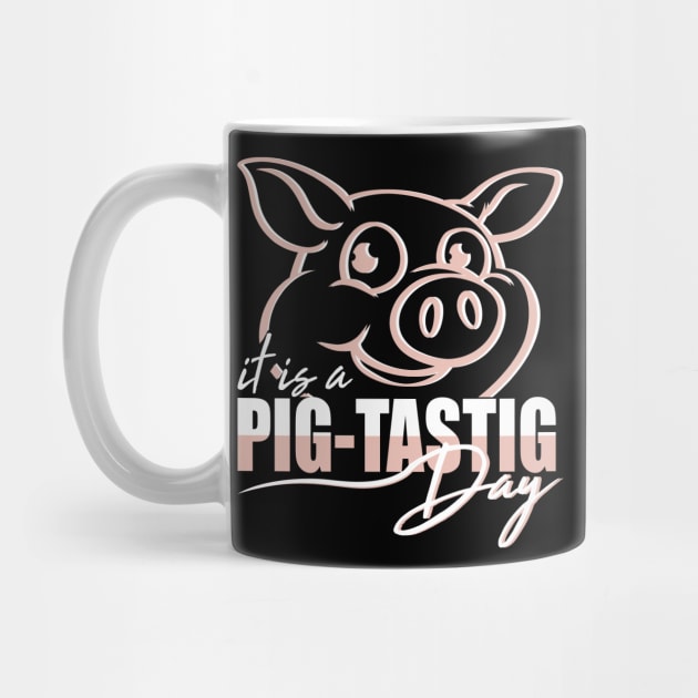 It's a pig-tastic day Cute pig by Aistee Designs